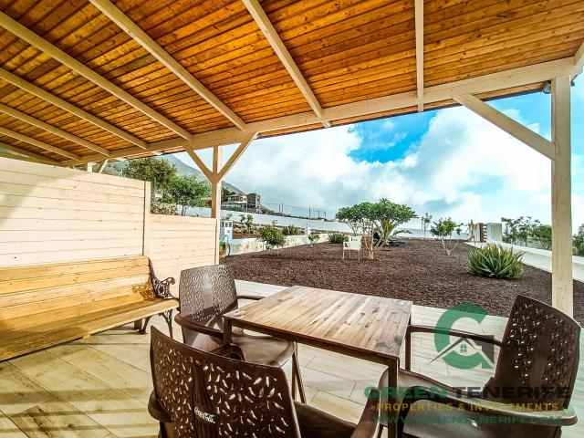 Alquiler de apartamento en finca rural en Guía de Isora con terraza, jardín y vistas al mar