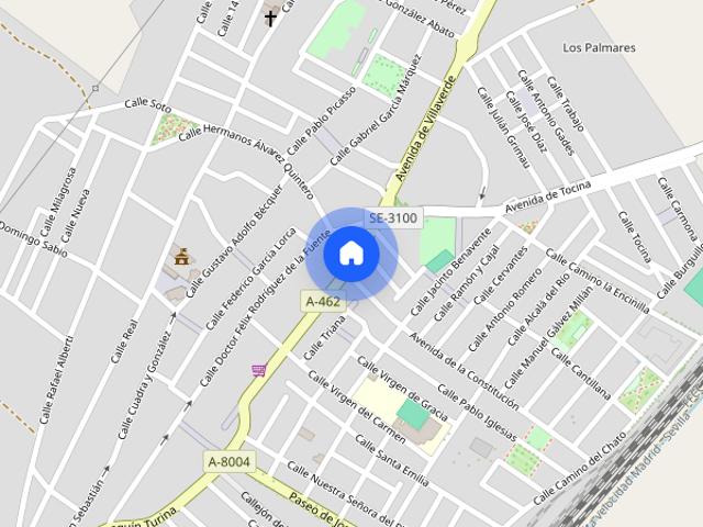 Alquiler de chalet adosado en Calle Cabo Maqueda