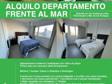 Alquiler de Departamento 1 ambiente en Villa Gesell