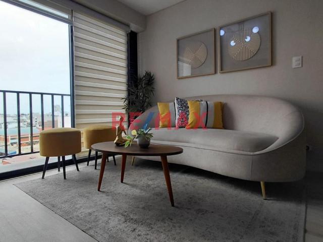 Alquiler De Departamento Amoblado En San Miguel 1 Hab. Piso 9 Con Vista Panorámica