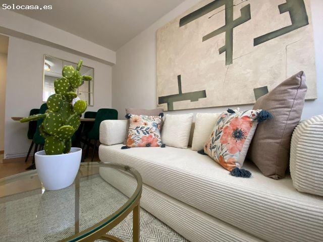 ¡ALQUILER DE DISEÑO en calle Miraflores! Piso reformado, amueblado con estilo, 3 Hab, Ascensor y GAR