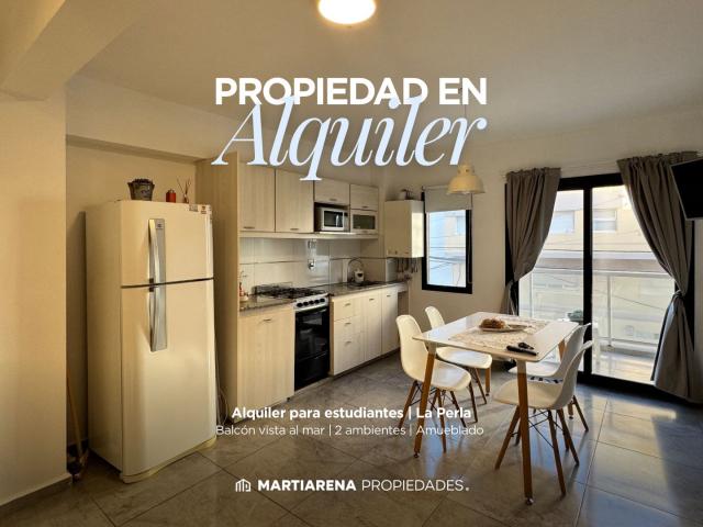 Alquiler de espectacular Departamento 2 ambientes en Mar del Plata