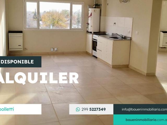 Alquiler de espectacular Departamento 2 ambientes en Cipolletti