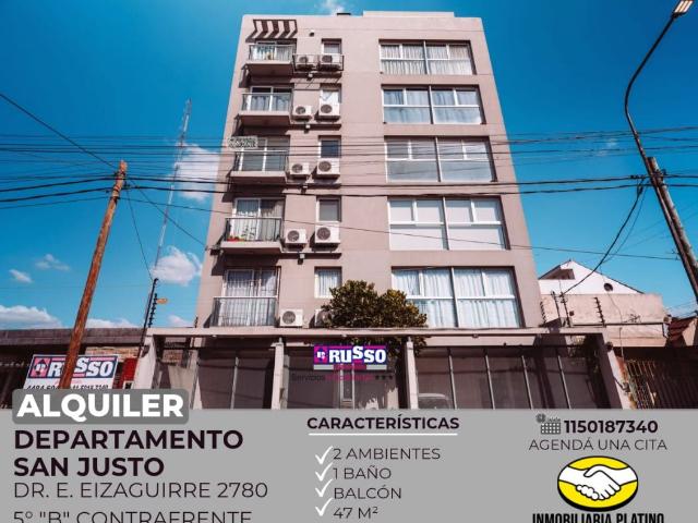 Alquiler de espectacular Departamento 2 ambientes en La Matanza San Justo