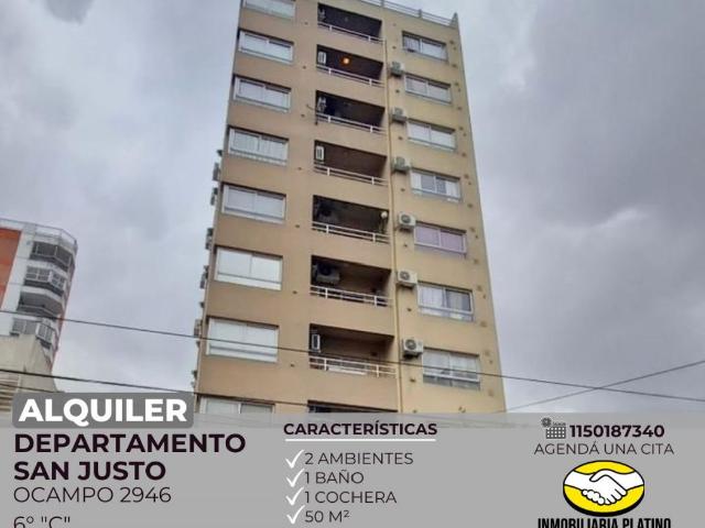 Alquiler de espectacular Departamento 2 ambientes en La Matanza San Justo