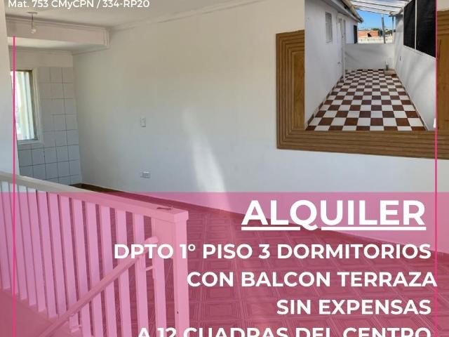 Alquiler de espectacular Departamento 4 ambientes en Neuquén