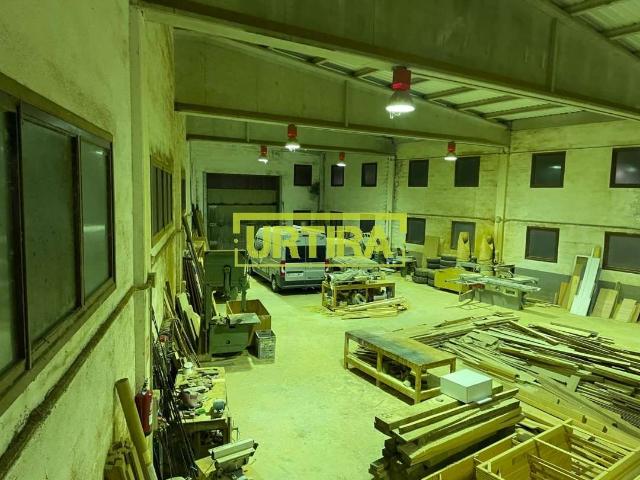 Alquiler de nave industrial en Amezketa Tolosaldea 525m2 instalado como carpinteria