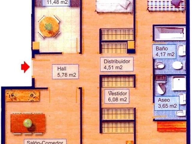 Alquiler de piso en Calle Navarrete, 2