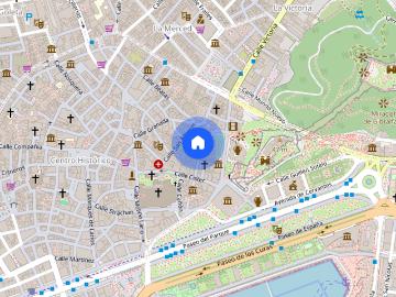 Palmeral de las Sorpresas, Casco Antiguo de Málaga, Málaga, Málaga, Andalucía, Andalucía