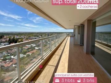 Alquiler Departamento 3 dormitorios 6 años, con balcón, Contrafrente, Avenida San Juan 1200 piso 16, Neuquen | Argenprop