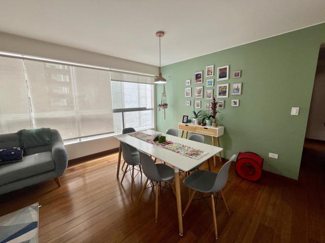 Alquiler departamento amoblado 2 dormitorios 1 cochera. Corazón de Miraflores