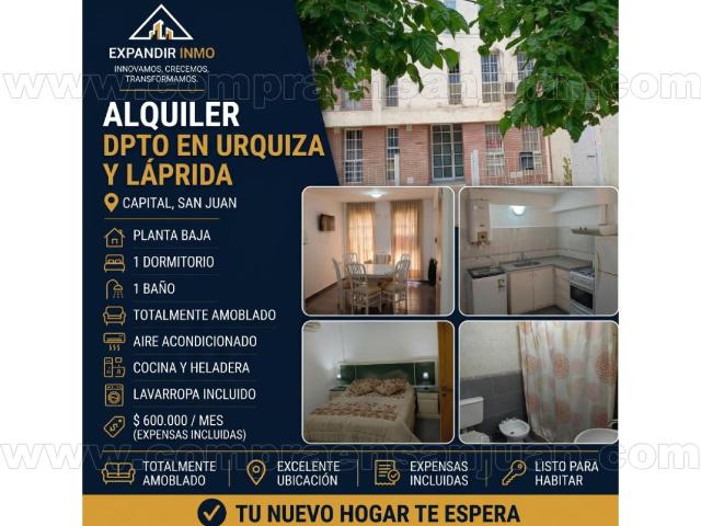Alquiler Departamento Amoblado Frente A Fac De Ingeniería