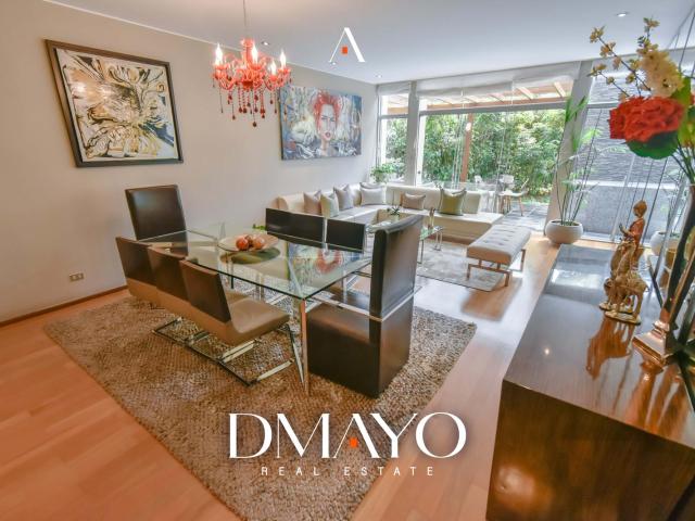 Alquiler Departamento de 227m2 en 1er piso con terraza y BBQ San Isidro Golf