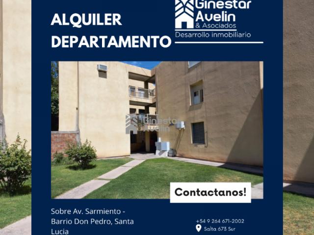 Alquiler Departamento Santa Lucia Oportunidad