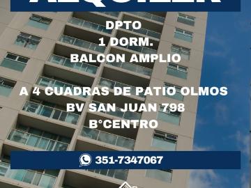 ALQUILER DPTO B° CENTRO 1 DIRM.C/BALCON