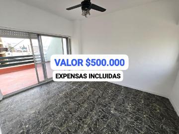 Alquiler monoambiente luminoso balcón aterrazado