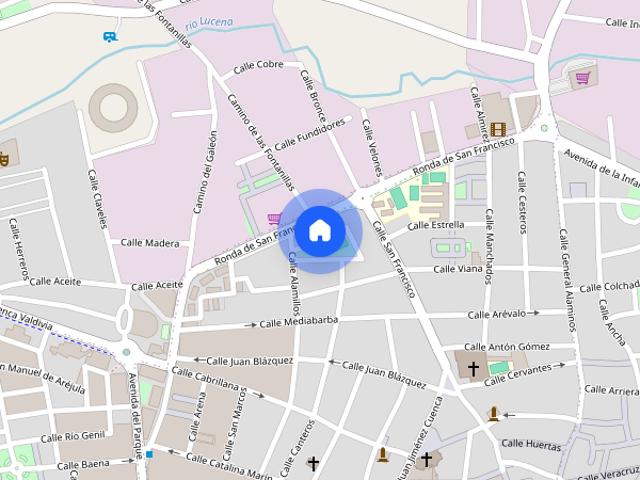 Alquiler piso bajo en zona plaza de andalucía en Lucena