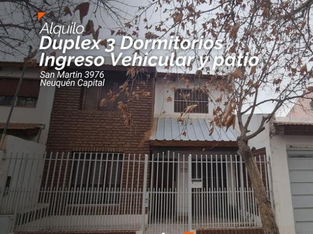 Alquilo Casa 3 Dormitorios Garaje Patio con Parrilla San Martin Neuquèn Capital