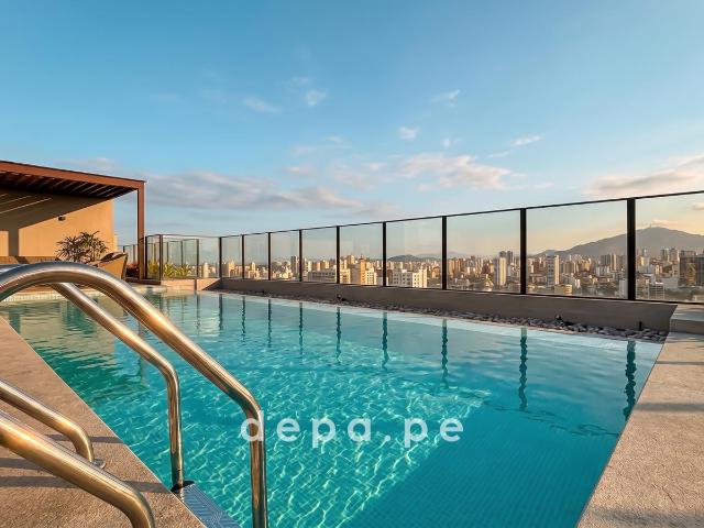 ALQUILO DEPA ESTRENO, 1 DORM 42 M2, C/ESTACIONAMIENTO 14 M2, AV. SAN FELIPE, PISO 19