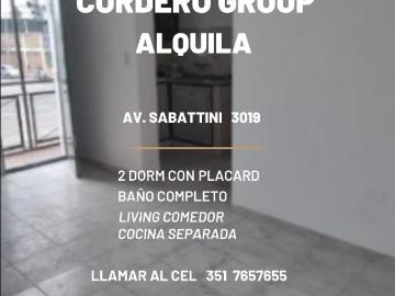 ALQUILO dpto 2 dorm con balcón y terraza. B Rivadavia