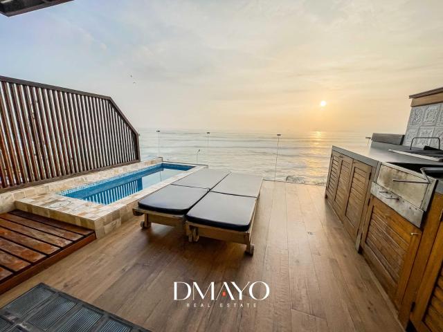 ALQUILO FLAT con Vista al Mar en 2a fila y Piscina 80M2 2 Dormitorios PUNTA HERMOSA