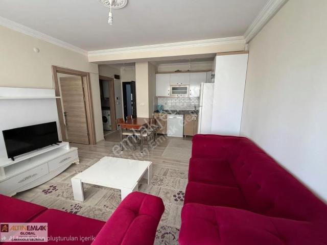 Altın Emlaktan Site İçerisinde Ara Kat 1+1 Esyalı Kiralık Daire