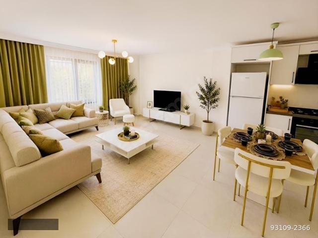 Altınoluk Narlı da Sıfır 2+1 Kiralık Daire Havuz Manzaralı