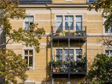 ALTBAUTRAUM IM SÜDEN LEIPZIGS | 3,5 Raum Wohnung mit Süd Balkon