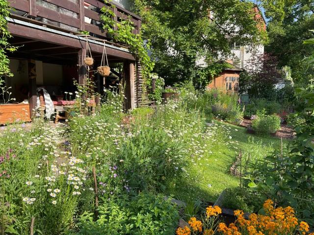 Altbauwohnung mit Garten & Hochterrasse & Charakter