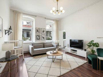 Altbau trifft City Vibes – charmante 1,5 Zimmer Wohnung im Nordbahnviertel Innenhof Grünblick inklusive