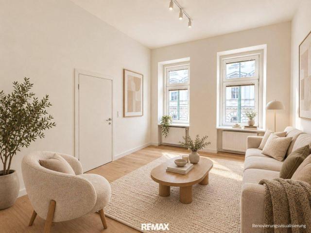 Altbau trifft Wohnidee – 2 Zimmer mit Potenzial bei der U3!