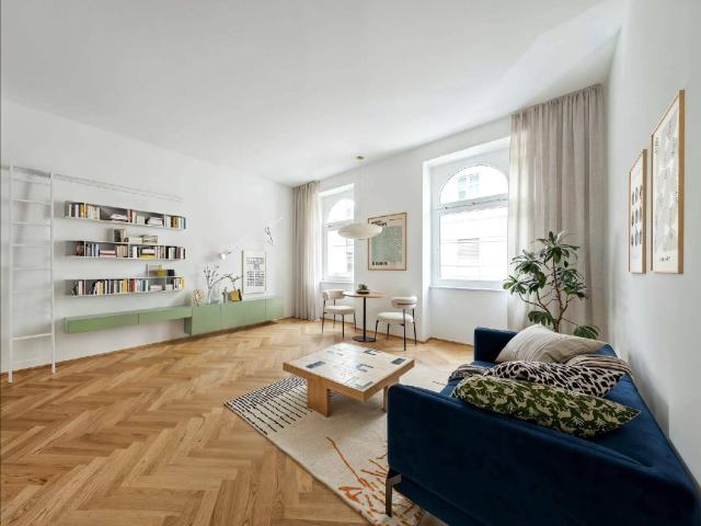 Altbaucharme neu interpretiert – 2 Zimmer im Erstbezug!