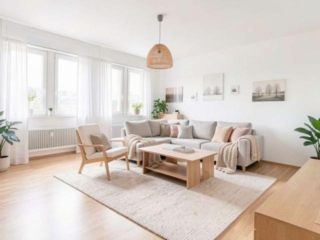 Altbaucharme über den Dächern von Wiesbaden: 3 Zimmerwohnung mit Balkon