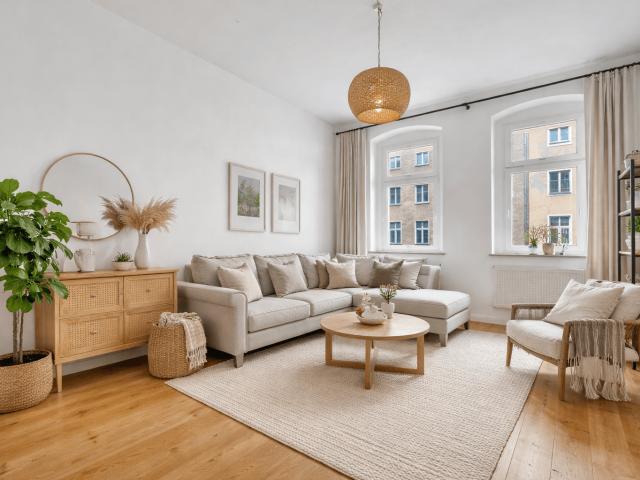 Altbauflair: Hohe Decken, Parkett & Südbalkon in begehrter Lage