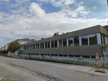 Ehemalige stillgelegte Fabrik, die renoviert werden muss