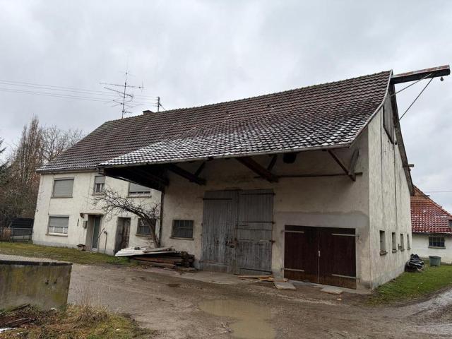 Altes Haus mit Stadel und mehrere Garagen in Burgrieden
