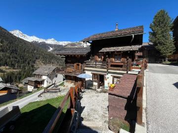 Altes Mazot in ein Chalet umgewandelt