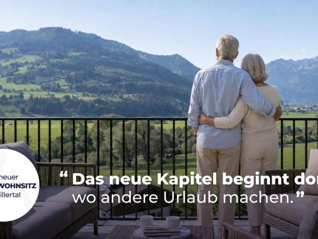 Alterswohnsitz in Tirol – Exklusive Eigentumswohnungen in Hart im Zillertal / Nur für kurze Zeit: Sichern Sie sich jetzt einen Preisvorteil von € 35.000, !