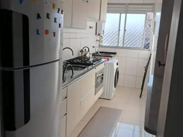 Aluga se apartamento mobiliado 3 quartos e vaga de garagem coberta