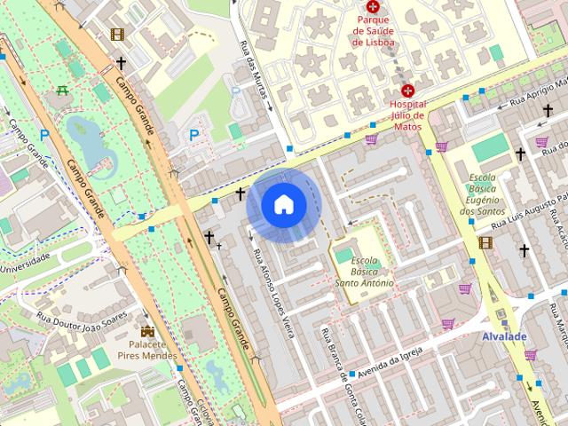 Alugo apartamento T1 em Lisboa Alvalade Campo Grande