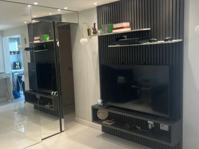 Alugo apartamento móbiliado com 3/4 terreo