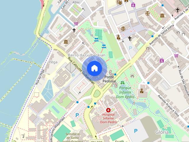 Alugo estudio no Bairro Gulbenkian em Aveiro
