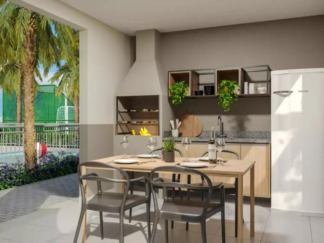 Alugo lindo apartamento com dois quartos no quarto andar com ar condicionado