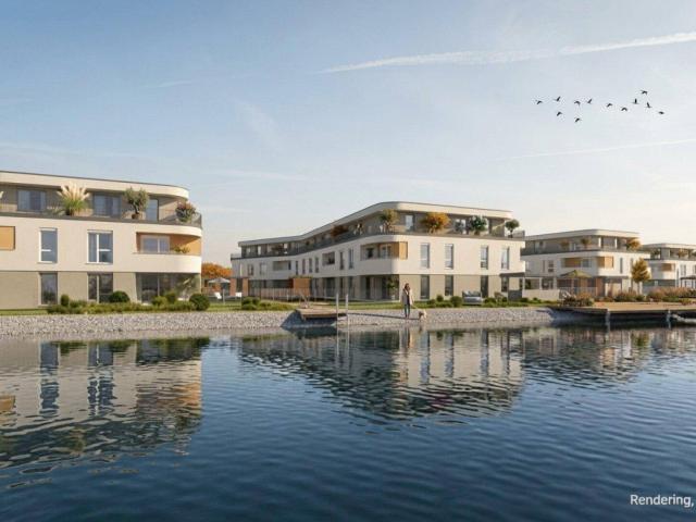 Am Ufer wohnen, wo andere Urlaub machen