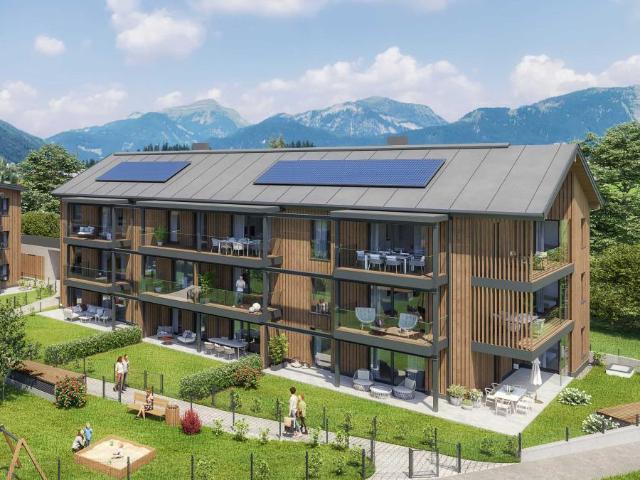 Am Fischbach C1: 4 Zimmer Gartenwohnung mit Südwest Terrasse