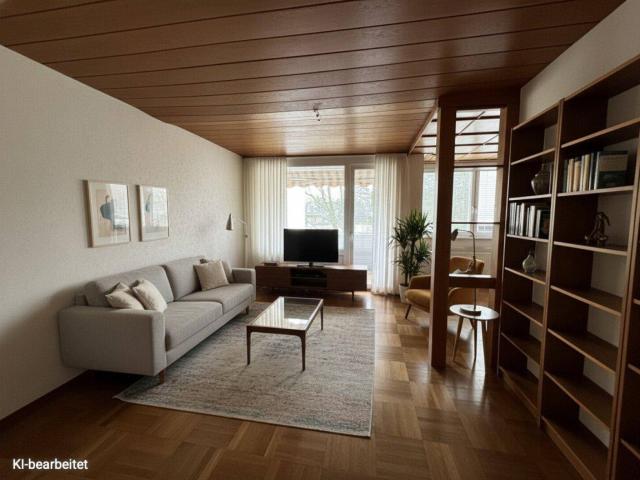 Am Fuße der Weinberge: Helle 3 Zimmer Wohnung mit Loggia