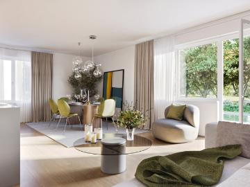 AM HAIN Panoramablick & Freifläche: 4 Zimmer Dachgeschosswohnung mit 3 Terrassen
