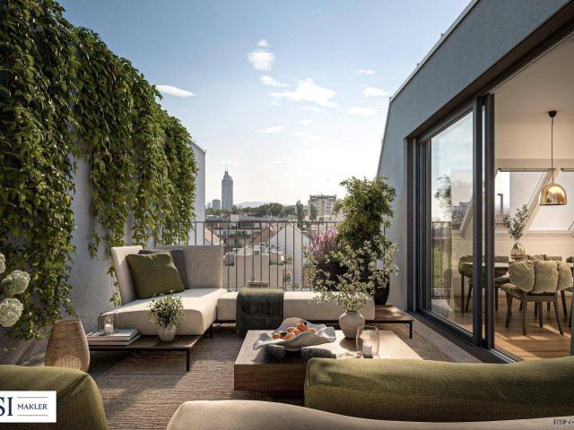 Am Spitz 5: Stilvolles Wohnen mit Terrasse über den Dächern der Stadt