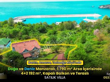 Amasra Tarlaağzında Doğa Ve Deniz Manzaralı Arsa İçinde Villa