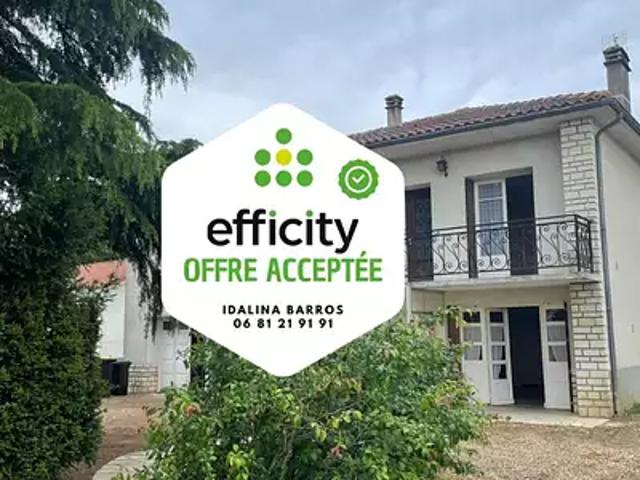 Ambérac 16140 Achat / Vente maison 6 pièces t6 jardin terrasse